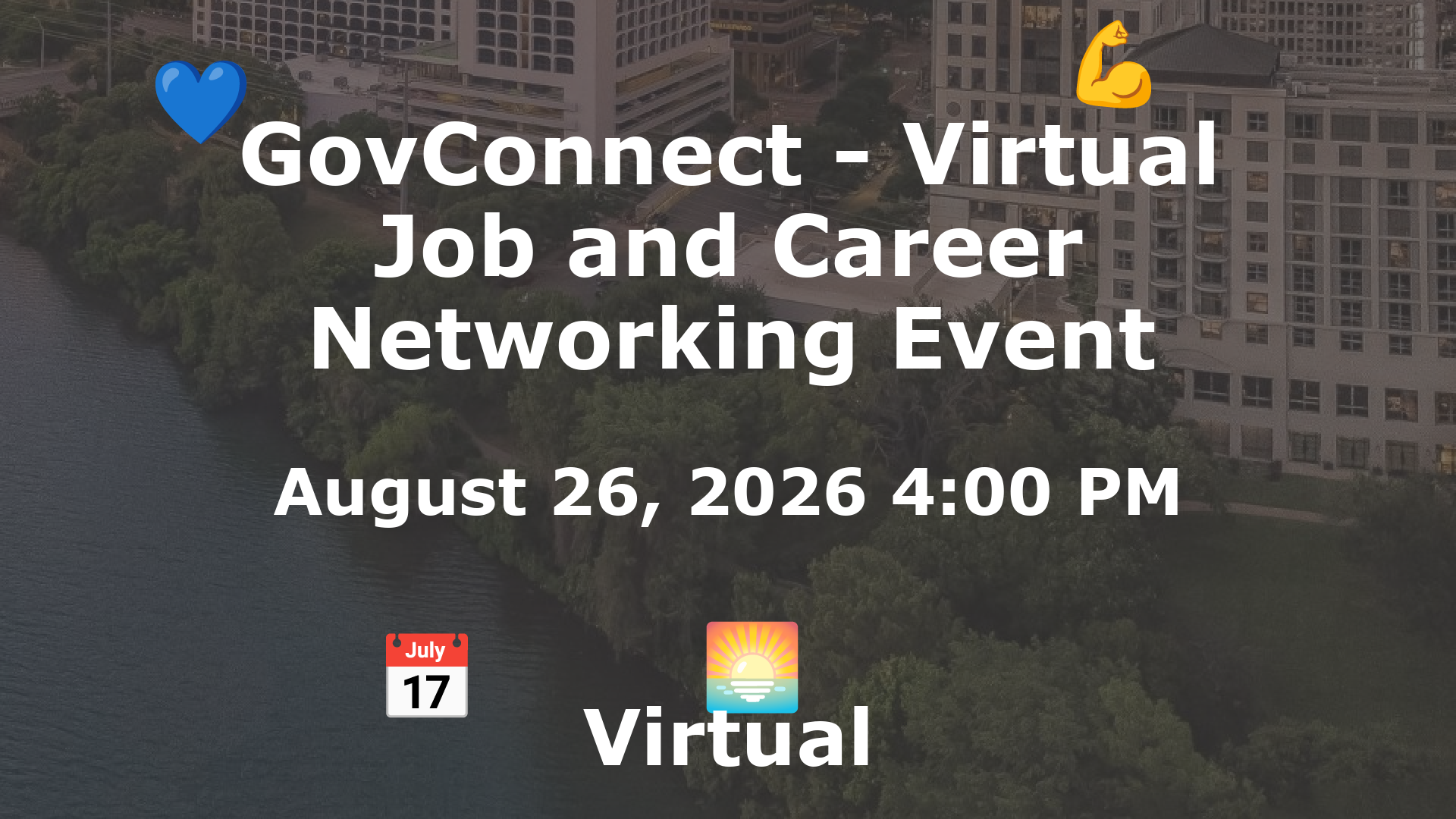 GovConnect - Virtual Job and Career Networking Event event image